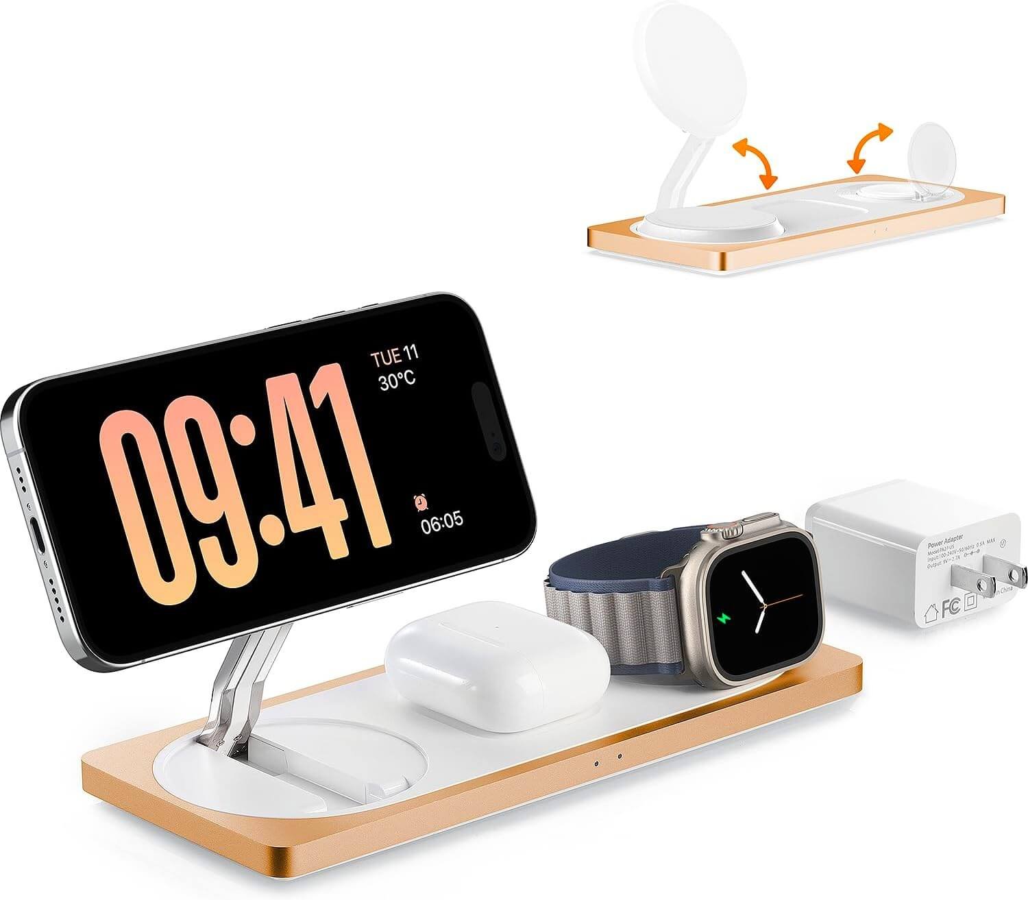 3-in-1 Charging Station for Apple Devices